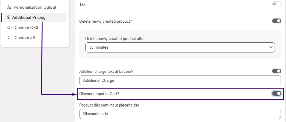 Setting up addtional pricing on shopify